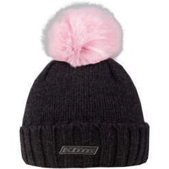 Klim Ladies Pom Beanie -Klim Sales Store klim ladies pom beanie charcoal pink