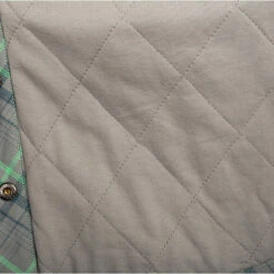 Klim Ladies Upland Insulated Flannel Shirt - Monument Grey / Wintermint -Klim Sales Store klim ladies upland insulated flannel shirt monument grey wintermint detail6