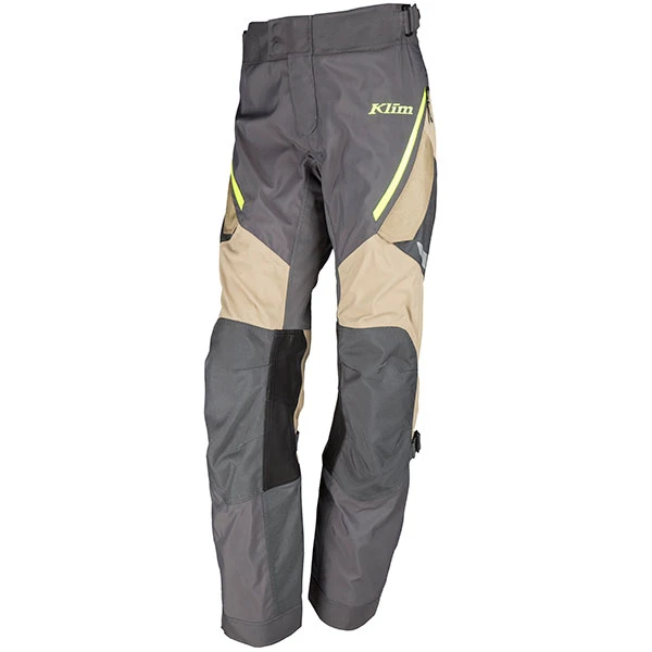 Klim Ladies Artemis Gore-Tex Textile Pants - Black / Tan / Fluo Yellow 3 Klim Ladies Artemis Gore-Tex Textile Pants - Black / Tan / Fluo Yellow