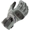 Klim Adventure Gore-Tex Short Leather Gloves - Monument Grey -Klim Sales Store klim leather gloves adventure gore tex monument grey