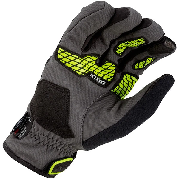 Klim Inversion Insulated Gloves - Asphalt / Hi Vis 4 Klim Inversion Insulated Gloves - Asphalt / Hi Vis - Image 2