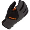 Klim Inversion Insulated Gloves - Asphalt / Strike Orange -Klim Sales Store klim textile gloves inversion insulated asphalt strike orange