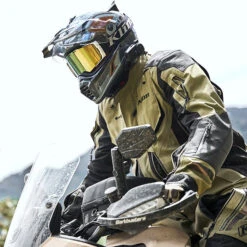 Klim Badlands Pro A3 Gore-Tex Textile Jacket - Vectran Sage / Black 21 Klim Badlands Pro A3 Gore-Tex Textile Jacket - Vectran Sage / Black -Klim Sales Store klim textile jacket badlands pro a3 vectran sage black lifestyle3