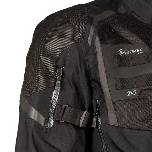 Klim Badlands Pro Gore-Tex Textile Jacket - Stealth Black 10 Klim Badlands Pro Gore-Tex Textile Jacket - Stealth Black - Image 8