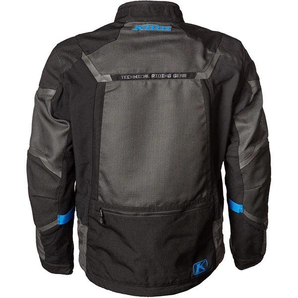 Klim Baja S4 Textile Jacket - Black / Kinetik Blue 4 Klim Baja S4 Textile Jacket - Black / Kinetik Blue - Image 2