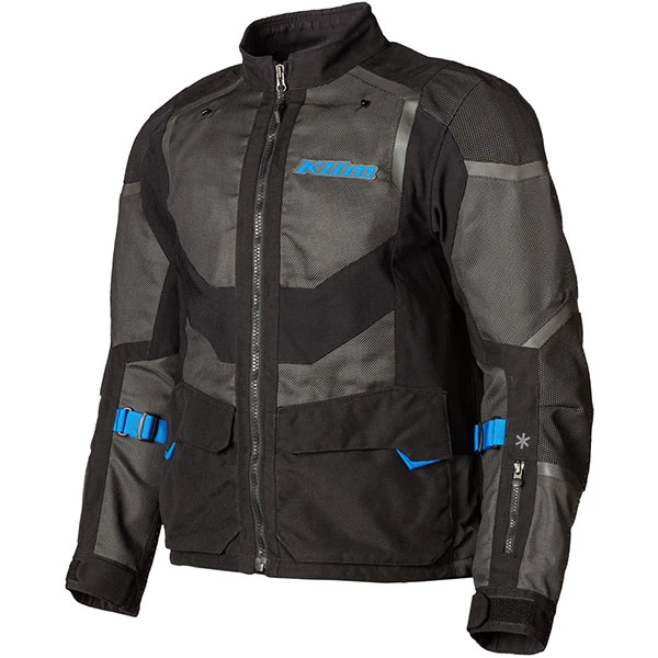 Klim Baja S4 Textile Jacket - Black / Kinetik Blue 5 Klim Baja S4 Textile Jacket - Black / Kinetik Blue - Image 3