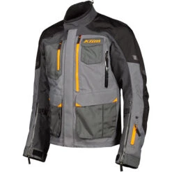 Klim Carlsbad Gore-Tex CE Textile Jacket - Asphalt / Strike Orange -Klim Sales Store klim textile jacket carlsbad asphalt strike orange detail2