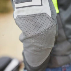 Klim Induction Pro Textile Jacket - Asphalt / Hi Vis -Klim Sales Store klim textile jacket induction pro asphalt hi vis lifestyle3