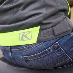 Klim Induction Pro Textile Jacket - Asphalt / Hi Vis -Klim Sales Store klim textile jacket induction pro asphalt hi vis lifestyle6