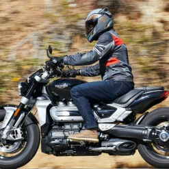 Klim Induction Pro Textile Jacket - Asphalt / Redrock -Klim Sales Store klim textile jacket induction pro asphalt redrock lifestyle2