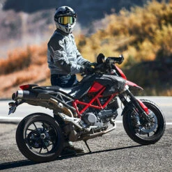 Klim Induction Pro Textile Jacket - Cool Grey -Klim Sales Store klim textile jacket induction pro cool gray lifestyle3