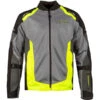 Klim Induction Textile Jacket - Hi Vis / Monument Grey -Klim Sales Store klim textile jacket induction hi viz monument gray