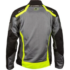Klim Induction Textile Jacket - Hi Vis / Monument Grey -Klim Sales Store klim textile jacket induction hi viz monument gray detail1
