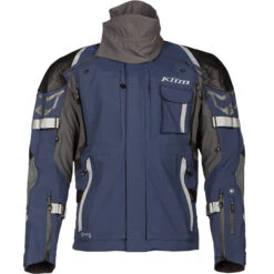Klim Kodiak Gore-Tex Textile Jacket - Navy Blue / Monument Grey -Klim Sales Store klim textile jacket kodiak gore tex waterproof navy blue monument grey detail3