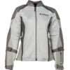 Klim Ladies Avalon Textile Jacket - Monument Grey / Cool Grey -Klim Sales Store klim textile jacket ladies avalon monument grey cool grey