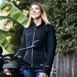 Klim Ladies Marrakesh Textile Jacket - Black -Klim Sales Store klim textile jacket ladies marrakesh black lifestyle1