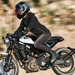 Klim Ladies Marrakesh Textile Jacket - Black -Klim Sales Store klim textile jacket ladies marrakesh black lifestyle5