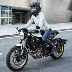 Klim Ladies Marrakesh Textile Jacket - Cool Grey -Klim Sales Store klim textile jacket ladies marrakesh cool grey lifestyle1