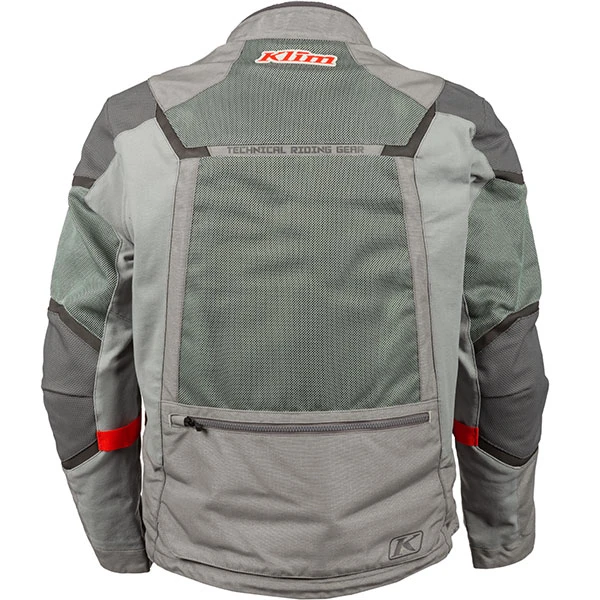 Klim Baja S4 Textile Jacket - Cool Grey / Redrock 4 Klim Baja S4 Textile Jacket - Cool Grey / Redrock - Image 2