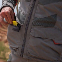 Klim Baja S4 Textile Jacket - Cool Grey / Redrock 13 Klim Baja S4 Textile Jacket - Cool Grey / Redrock -Klim Sales Store klim textile jackets baja s4 cool grey redrock lifestyle4