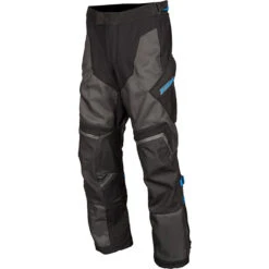 Klim Baja S4 Textile Trousers - Black / Kinetik Blue