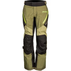 Klim Ladies Artemis Gore-Tex Textile Trousers - Sage / Hi Viz