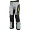 Klim Traverse Gore-Tex CE Textile Trousers - Grey / Electrik Gecko