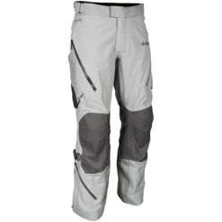 Klim Badlands Pro Gore-Tex Textile Trousers - Monument Grey -Klim Sales Store klim trouser textile badlands pro gore tex monument grey detail2