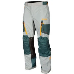 Klim Carlsbad Gore-Tex CE Textile Trousers - Petrol / Strike Orange