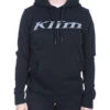 Klim Ladies Pullover Hoodie - Black / Monument 2 Klim Ladies Pullover Hoodie - Black / Monument -Klim Sales Store klim womens casual pullover hoodie black monument
