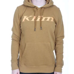 Klim Ladies Pullover Hoodie - Golden Brown / Mock Orange