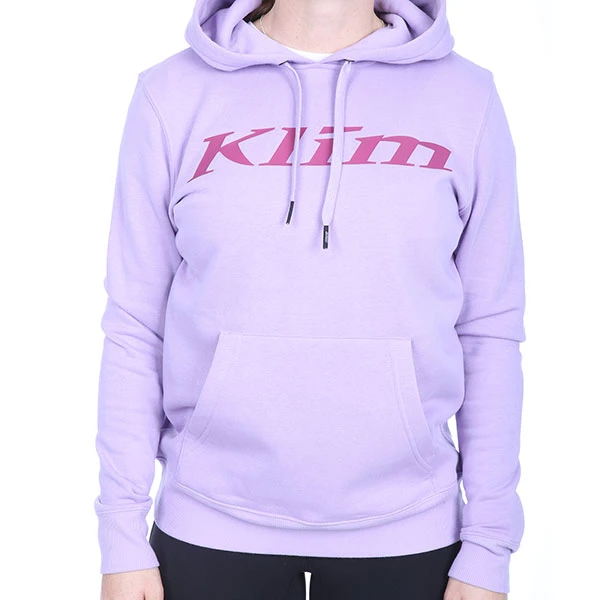 Klim Ladies Pullover Hoodie - Lavender Heist / Raspberry Radiance 3 Klim Ladies Pullover Hoodie - Lavender Heist / Raspberry Radiance
